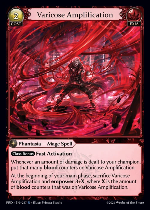 Varicose Amplification &mdash; Grand Archive TCG card