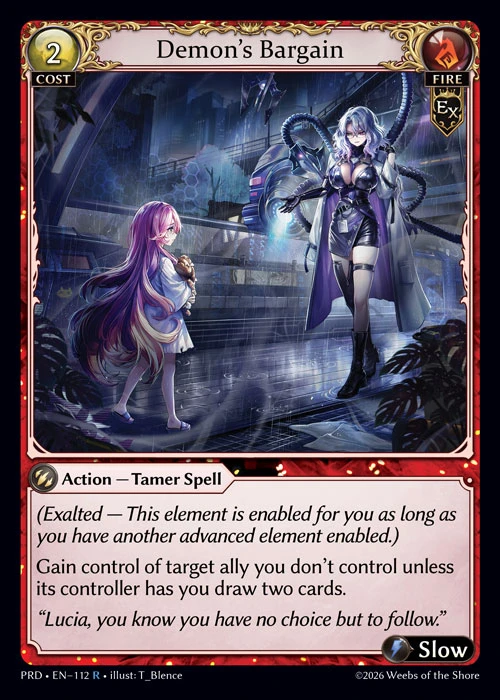 Demon's Bargain &mdash; Grand Archive TCG card