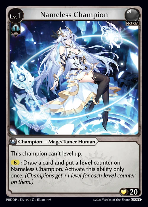 Nameless Champion &mdash; Grand Archive TCG card
