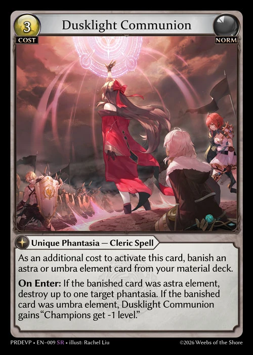 Dusklight Communion &mdash; Grand Archive TCG card