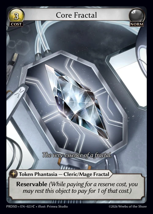 Core Fractal &mdash; Grand Archive TCG card