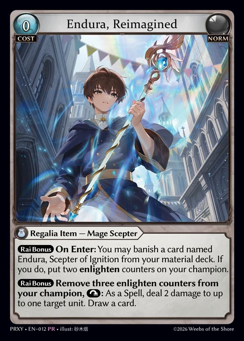 Endura, Reimagined &mdash; Grand Archive TCG card