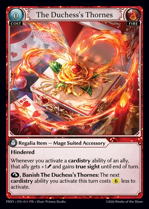 The Duchess's Thornes &mdash; Grand Archive TCG card