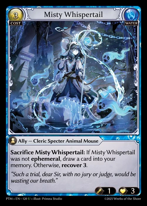 Misty Whispertail &mdash; Grand Archive TCG card