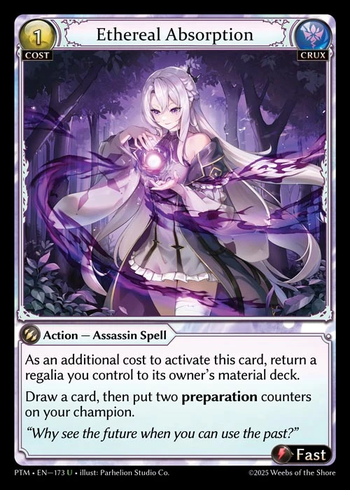 Ethereal Absorption &mdash; Grand Archive TCG card