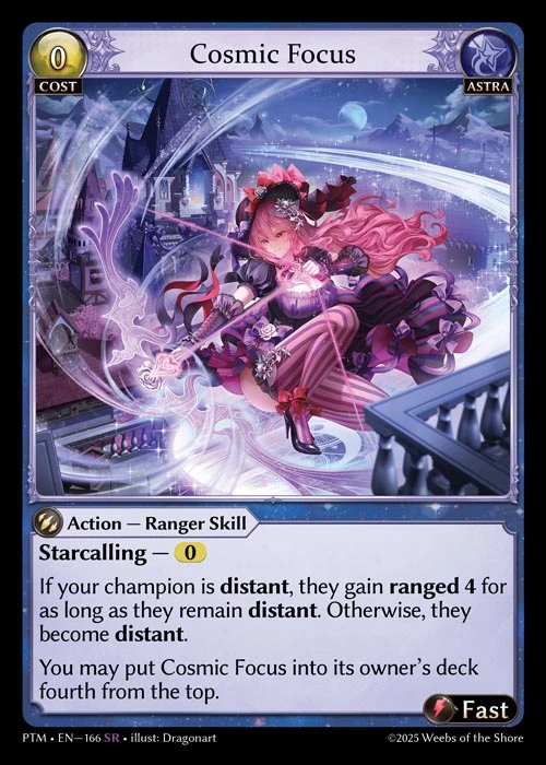 Cosmic Focus &mdash; Grand Archive TCG card