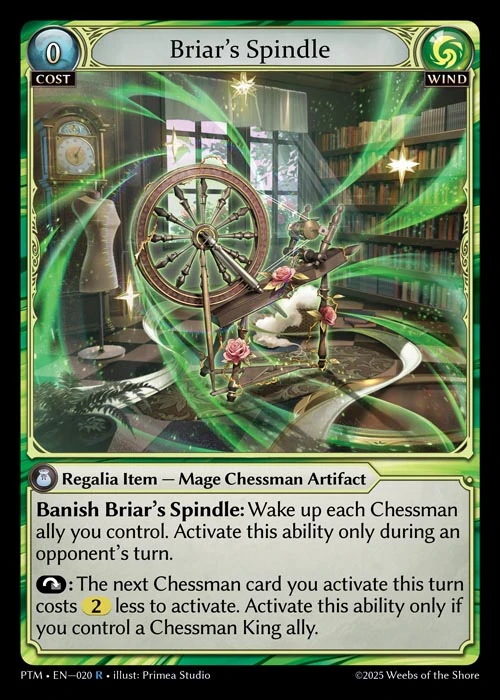 Briar's Spindle &mdash; Grand Archive TCG card