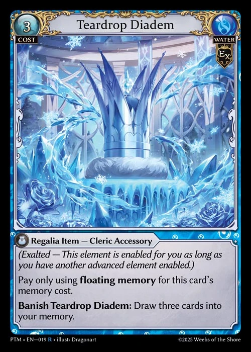 Teardrop Diadem &mdash; Grand Archive TCG card