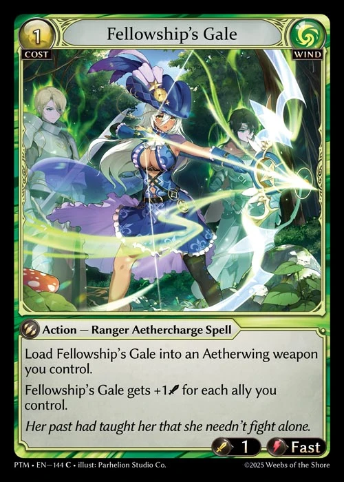 Fellowship's Gale &mdash; Grand Archive TCG card