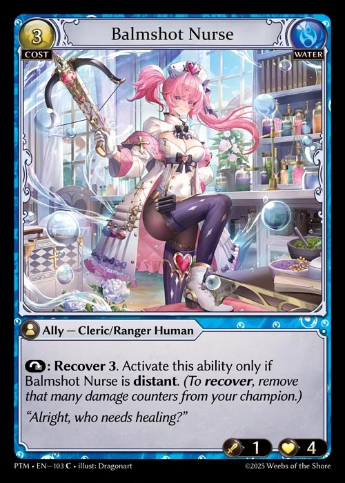 Balmshot Nurse &mdash; Grand Archive TCG card