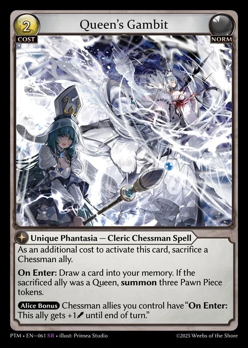 Queen's Gambit &mdash; Grand Archive TCG card