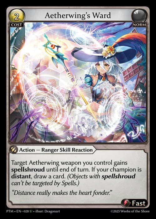 Aetherwing's Ward &mdash; Grand Archive TCG card