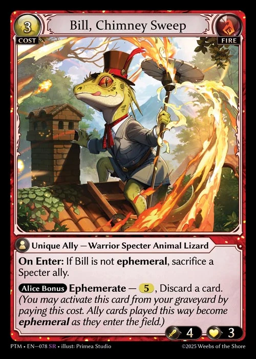 Bill, Chimney Sweep &mdash; Grand Archive TCG card