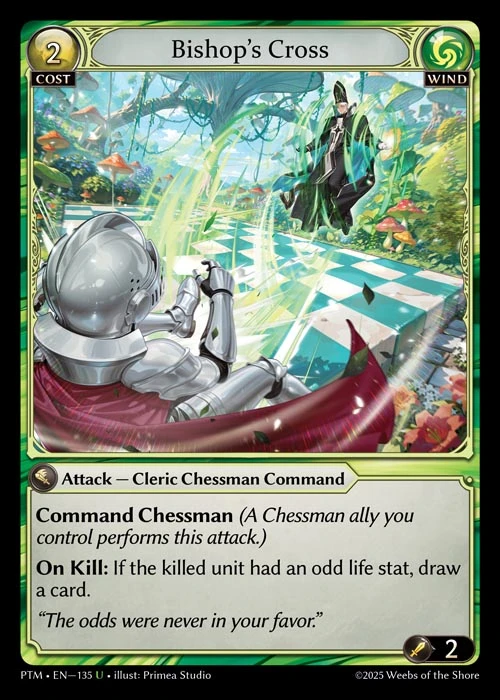 Bishop's Cross &mdash; Grand Archive TCG card