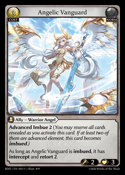 Angelic Vanguard &mdash; Grand Archive TCG card