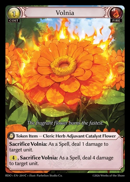 Volnia &mdash; Grand Archive TCG card