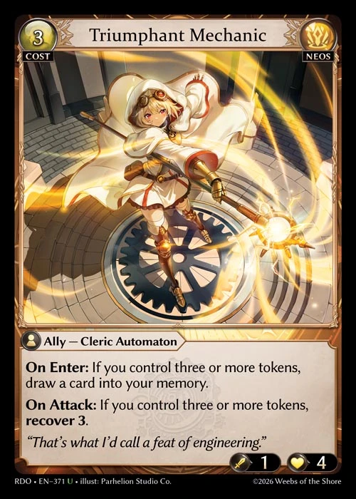 Triumphant Mechanic &mdash; Grand Archive TCG card