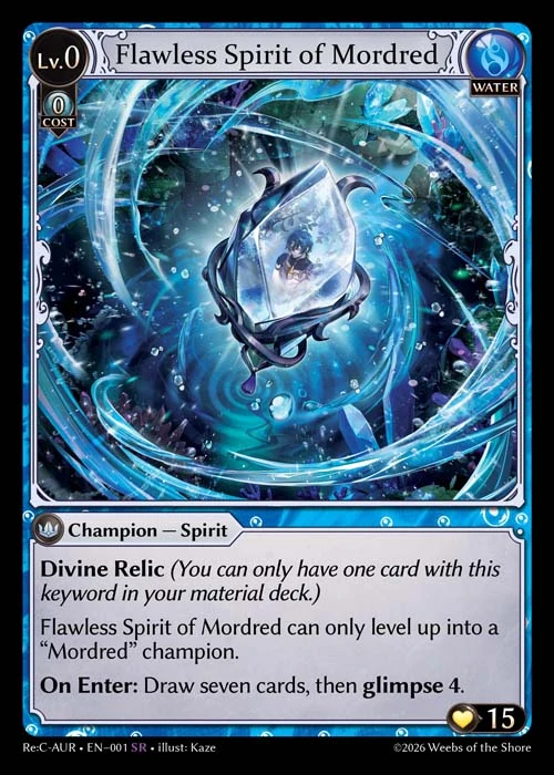 Flawless Spirit of Mordred &mdash; Grand Archive TCG card