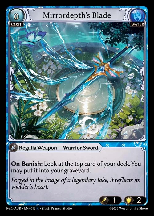 Mirrordepth's Blade &mdash; Grand Archive TCG card