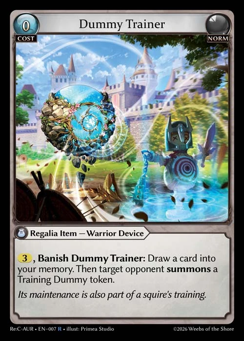 Dummy Trainer &mdash; Grand Archive TCG card