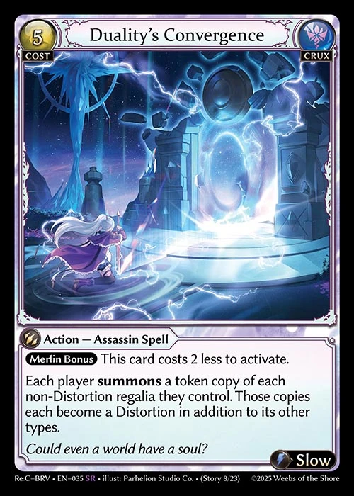 Duality's Convergence &mdash; Grand Archive TCG card