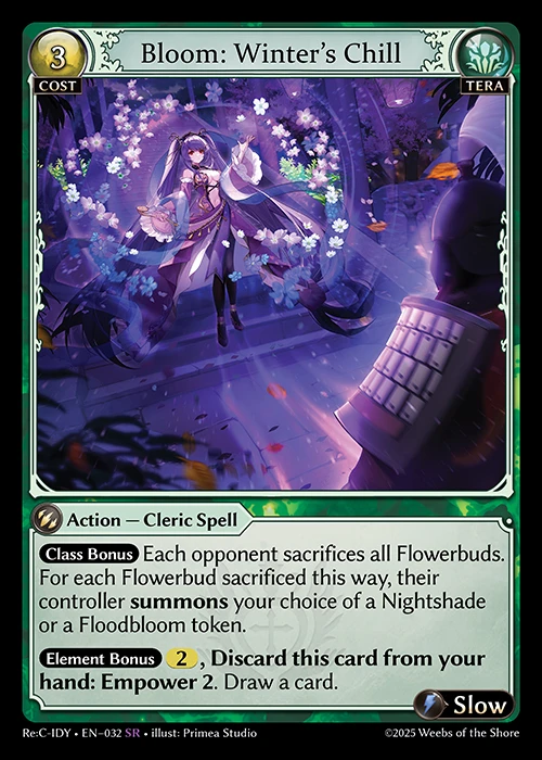 Bloom: Winter's Chill &mdash; Grand Archive TCG card