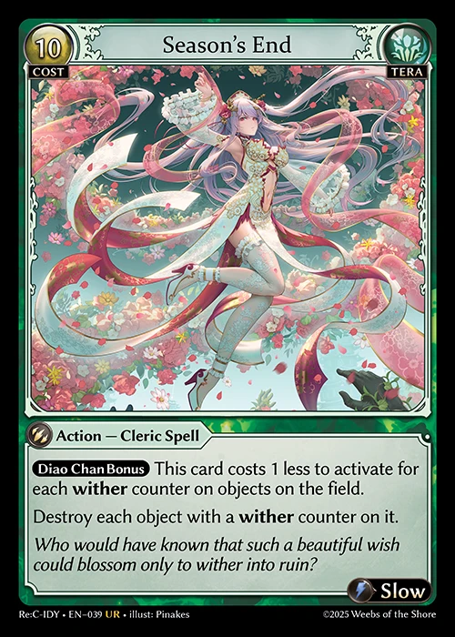 Season's End &mdash; Grand Archive TCG card