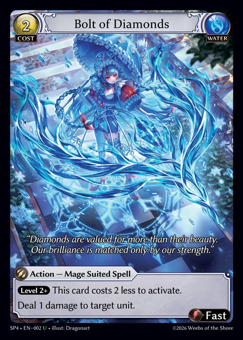 Bolt of Diamonds &mdash; Grand Archive TCG card