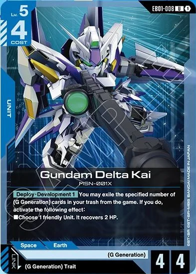 Gundam Delta Kai &mdash; Gundam Card Game card