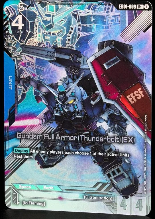 Gundam Full Armor (Thunderbolt) (EX) &mdash; Gundam Card Game card
