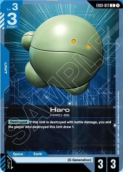 Haro &mdash; Gundam Card Game card