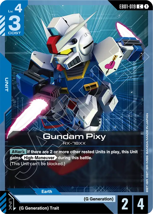 Gundam Pixy &mdash; Gundam Card Game card