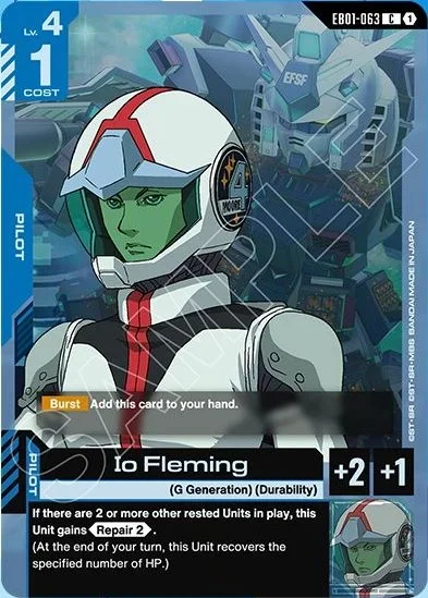 Io Fleming &mdash; Gundam Card Game card