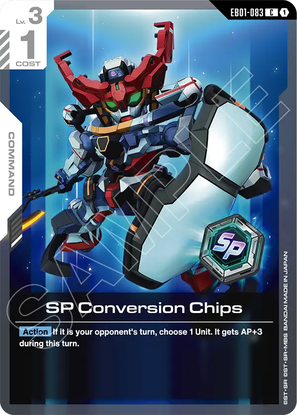 SP Conversion Chips &mdash; Gundam Card Game card