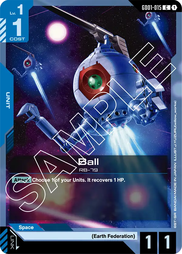 Ball &mdash; Gundam Card Game card