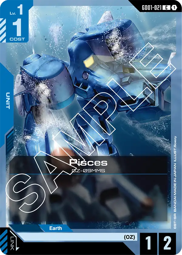 Pisces &mdash; Gundam Card Game card