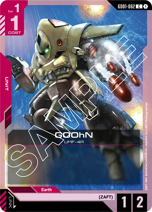 GOOhN &mdash; Gundam Card Game card
