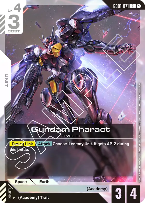 Gundam Pharact &mdash; Gundam Card Game card