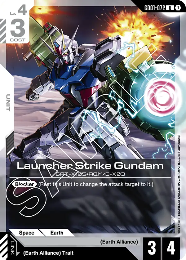 Launcher Strike Gundam &mdash; Gundam Card Game card