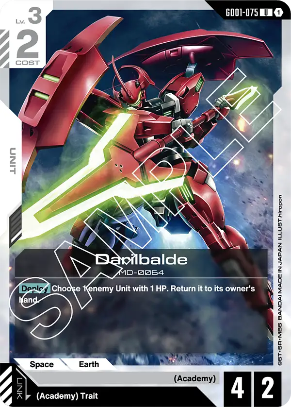 Darilbalde &mdash; Gundam Card Game card