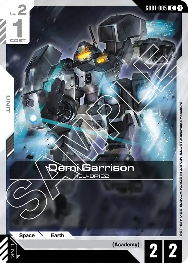 Demi Garrison &mdash; Gundam Card Game card