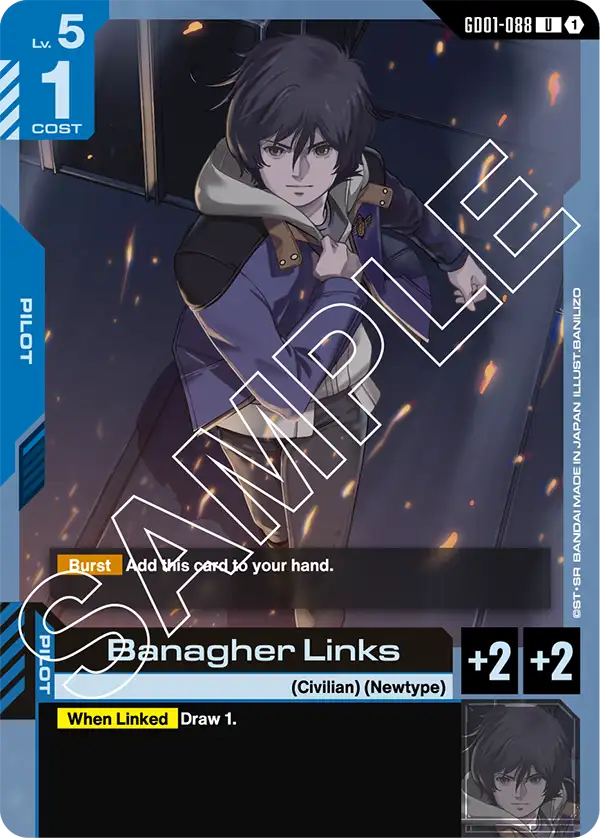 Banagher Links &mdash; Gundam Card Game card