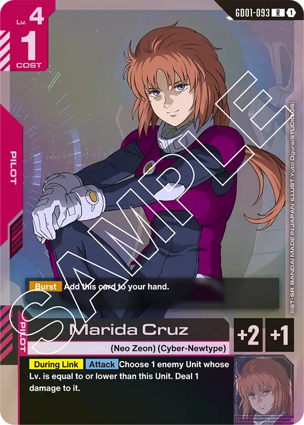 Marida Cruz &mdash; Gundam Card Game card