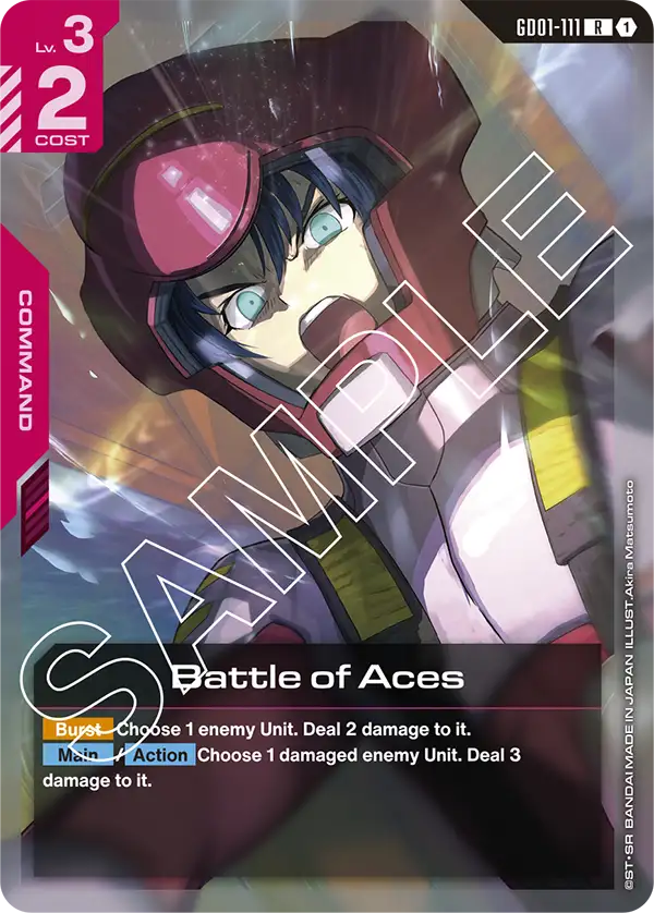 Battle of Aces &mdash; Gundam Card Game card