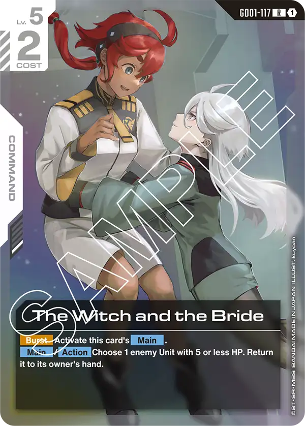 The Witch and the Bride &mdash; Gundam Card Game card