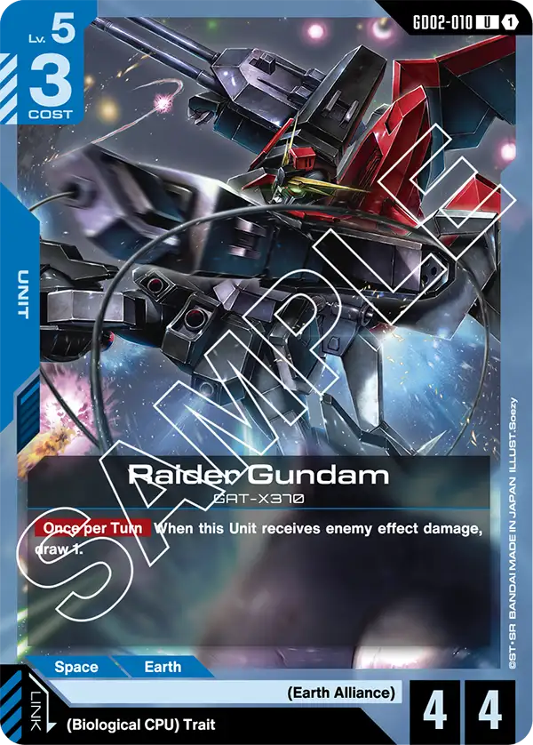Raider Gundam &mdash; Gundam Card Game card
