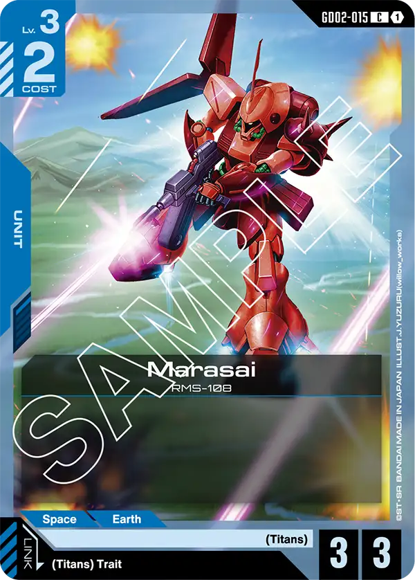Marasai &mdash; Gundam Card Game card