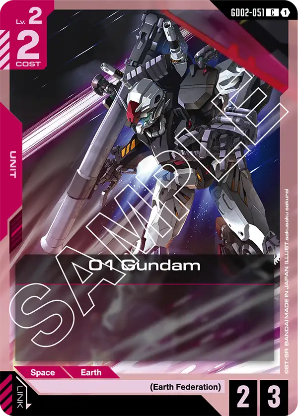 01 Gundam &mdash; Gundam Card Game card