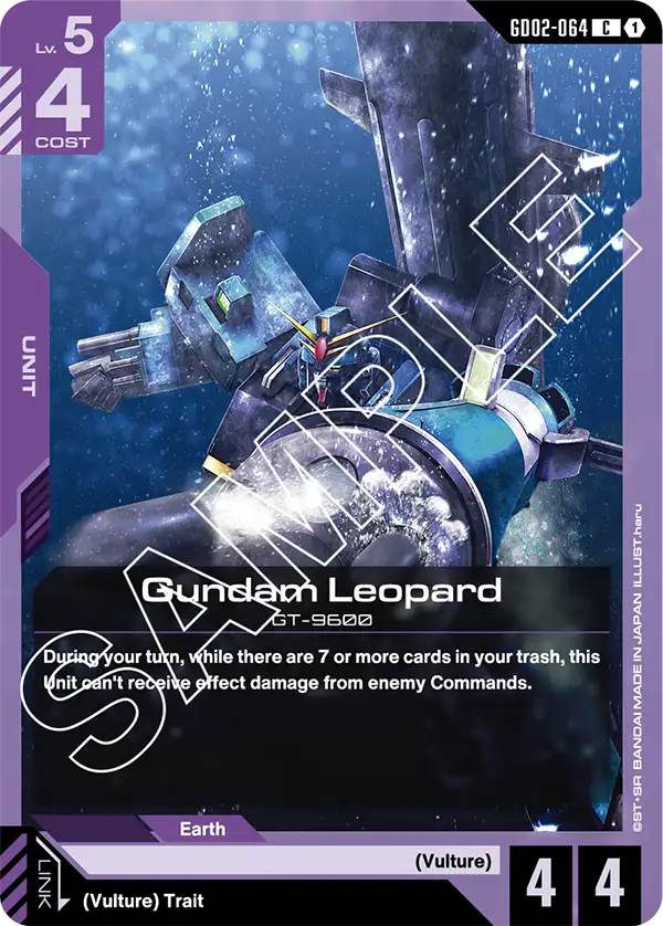 Gundam Leopard &mdash; Gundam Card Game card