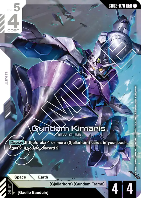 Gundam Kimaris &mdash; Gundam Card Game card